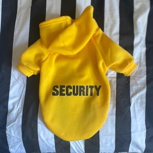 Pet “SECURITY” hoodie